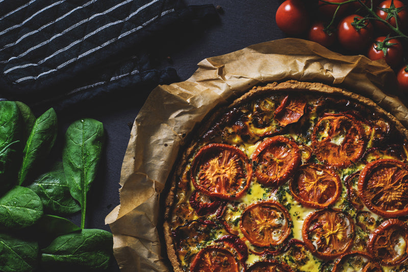 Pizzas y empanadas con hortalizas de la huerta